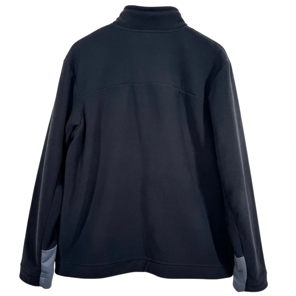 The North Face Mens Fleece Full Zip Jacket Size L Black Outdoor Performance